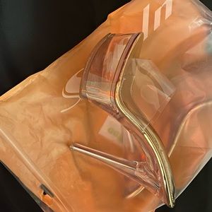 Transparent Open-Toe Lucite Stiletto Heels 💋 SHEIN
